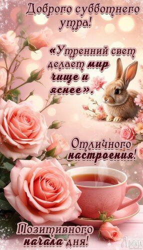 Открытка Доброе утро