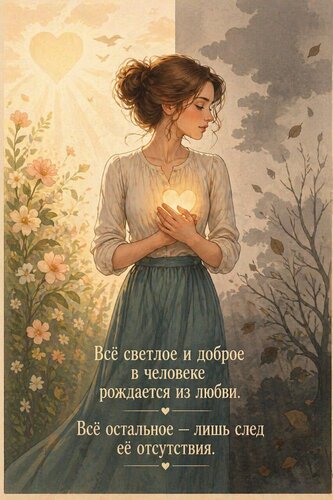 Открытка Жизнь