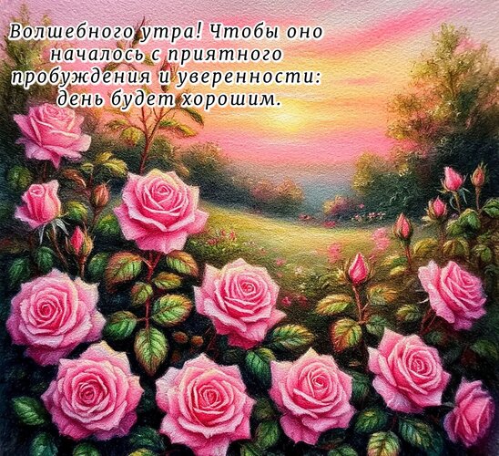Открытка Волшебного утра!