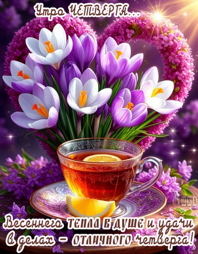 Открытка Четверг