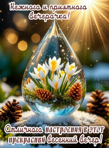 Открытка Добрый вечер