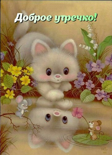 Открытка Доброе утречко!