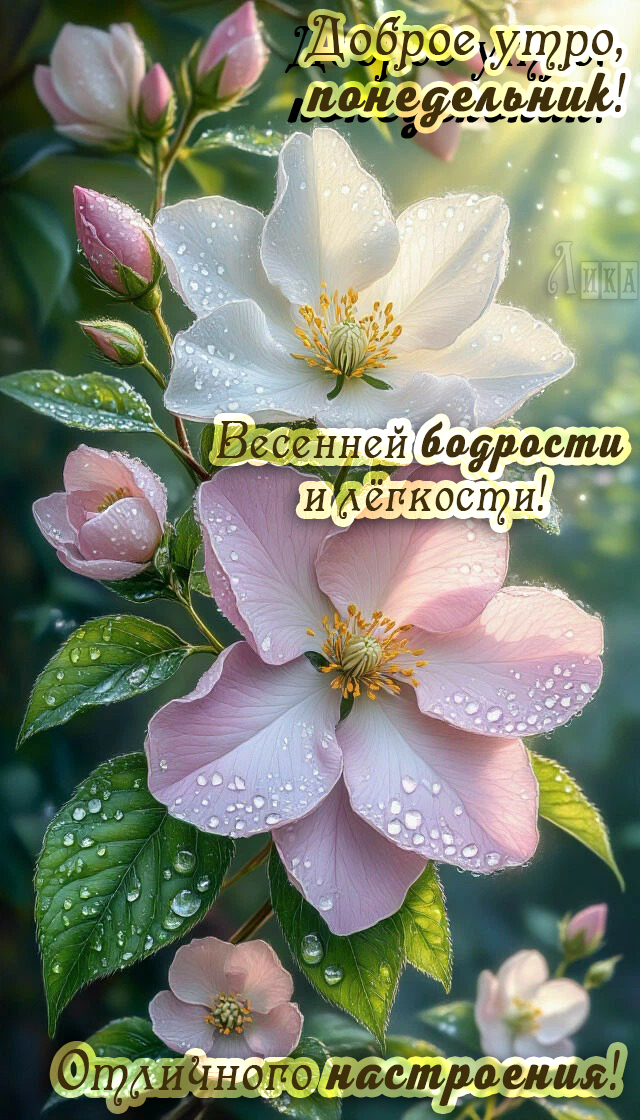 Открытка Понедельник