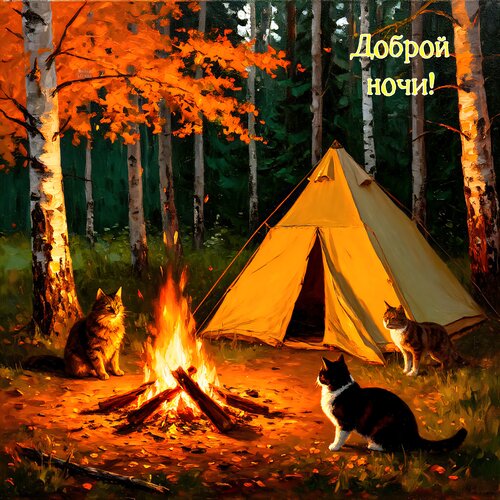 Открытка Доброй ночи!
