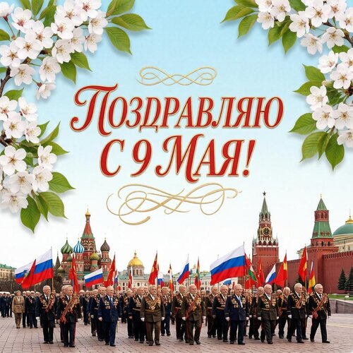 Открытка Поздравление с Днем Победы!
