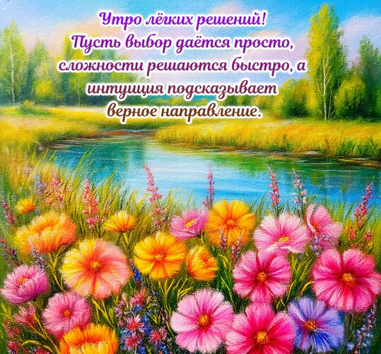 Открытка Утро лёгких решений!