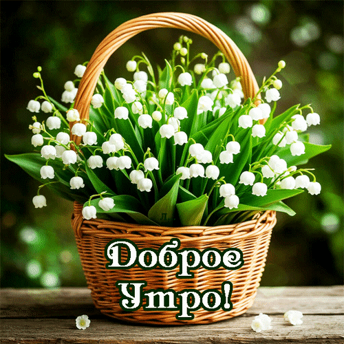 Анимированная открытка Доброе утро!