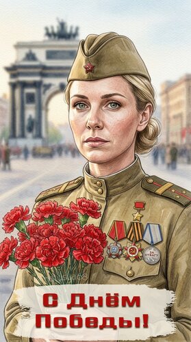 Открытка С днём Победы!