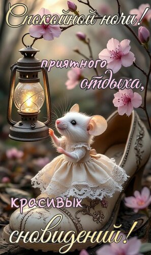 Открытка Спокойной ночи. Приятного отдыха