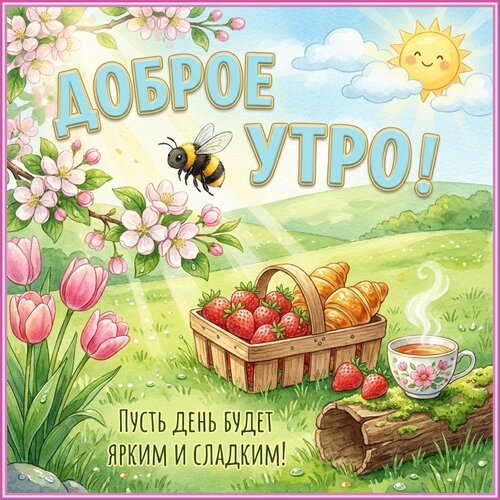 Открытка Доброе утро