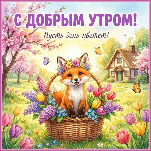 Открытка Доброе утро