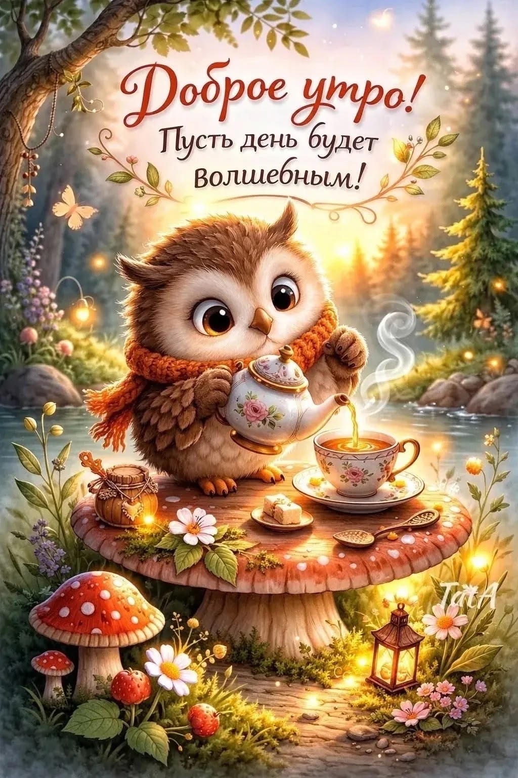 Открытка доброе утро