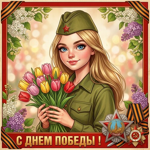 Открытка С ДНЕМ ПОБЕДЫ!