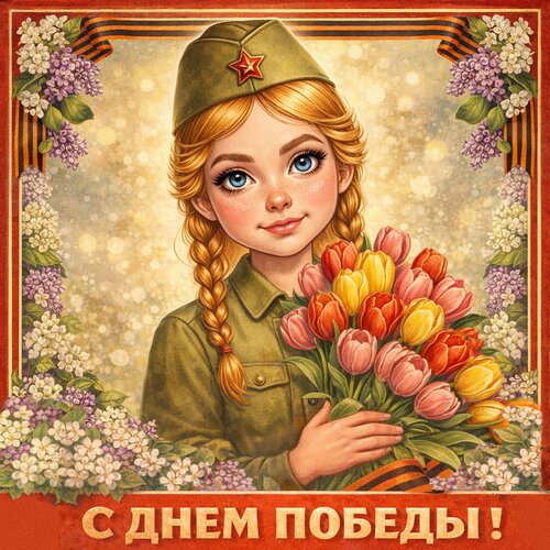 Открытка С ДНЕМ ПОБЕДЫ!