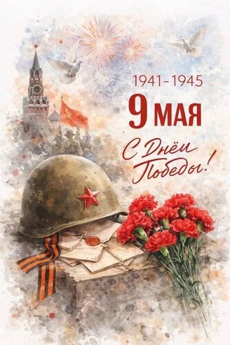 Открытка 9 мая