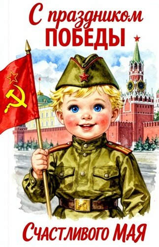 Открытка ДЕНЬ ПОБЕДЫ!