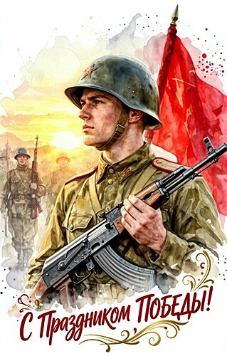 Открытка День Победы!