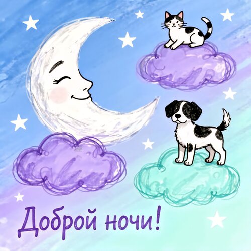Открытка Доброй ночи!