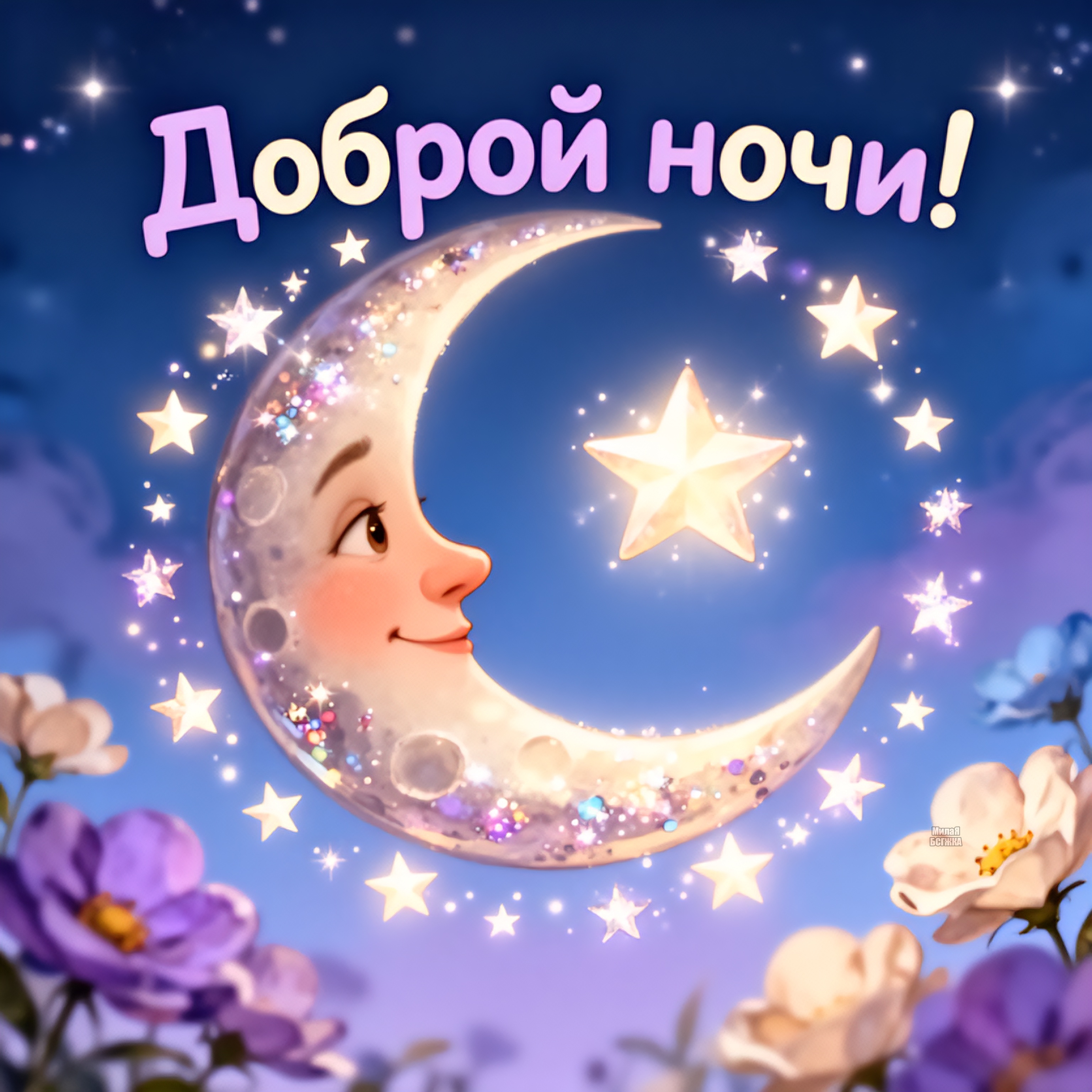 Открытка Доброй ночи!