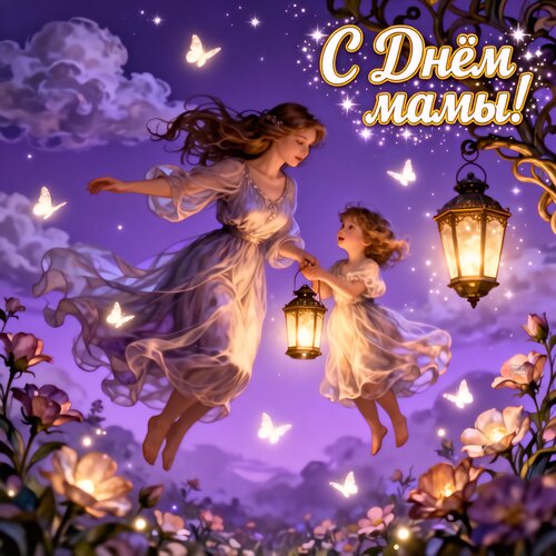Открытка С днем мамы!