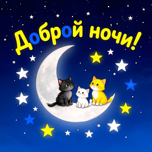 Открытка Доброй ночи!