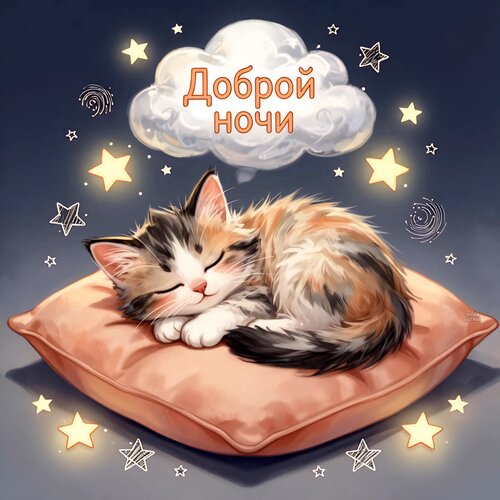 Открытка Доброй ночи