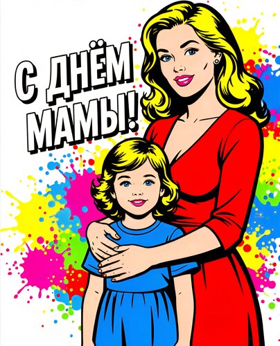Открытка С днем мамы!