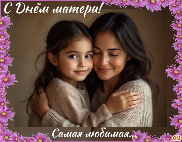 Открытка День матери