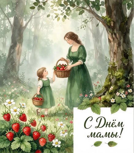Открытка С днем мамы!