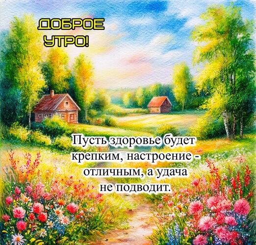 Открытка Доброе утро!