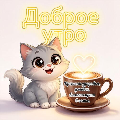 Открытка Доброе утро