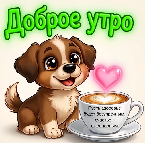 Открытка Доброе утро