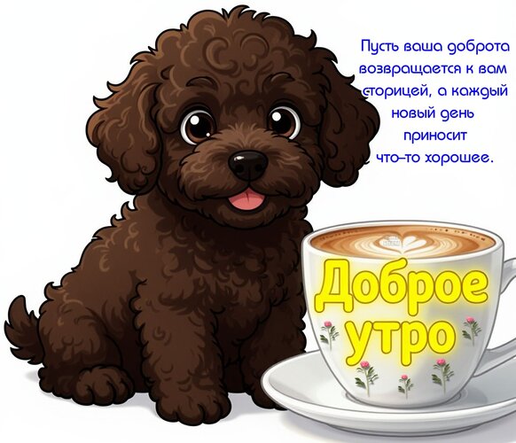Открытка Доброе утро