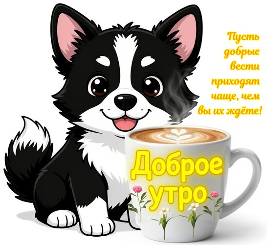 Открытка Доброе утро