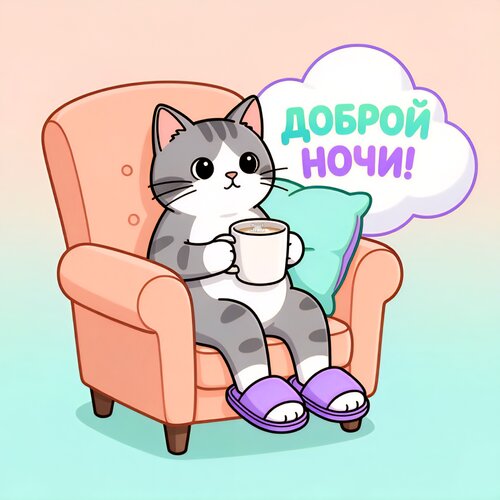 Открытка Доброй ночи!