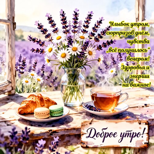 Открытка Доброе утро!