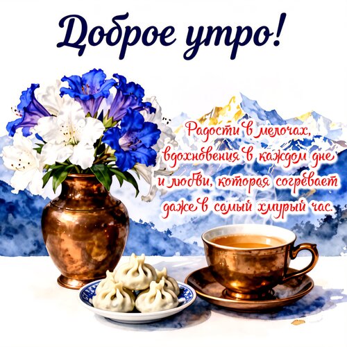 Открытка Доброе утро!
