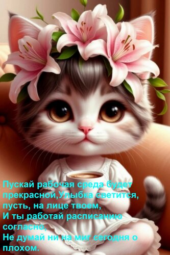 Открытка Пускай рабочая среда будет прекрасной, улыбка светится, пусть, на лице твоем, и ты работай...