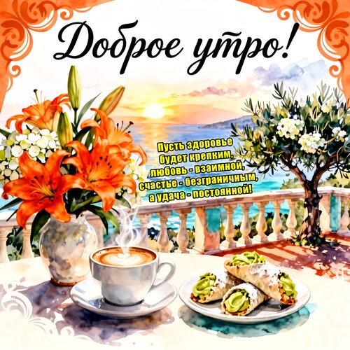 Открытка Доброе утро!