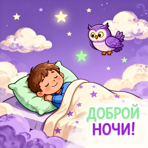 Открытка Доброй ночи!