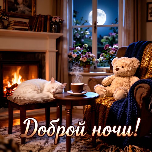 Открытка Доброй ночи!