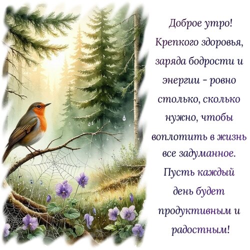 Открытка Доброе утро!
