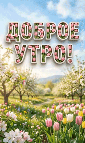 Анимированная открытка Доброе утро!