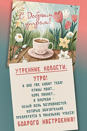 Открытка Доброе утро!