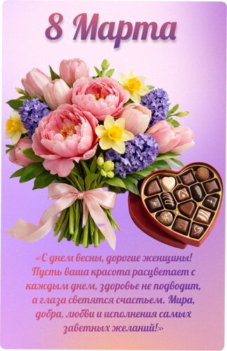 Открытка 8марта
