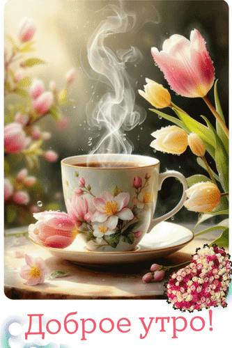 Анимированная открытка Доброе утро!
