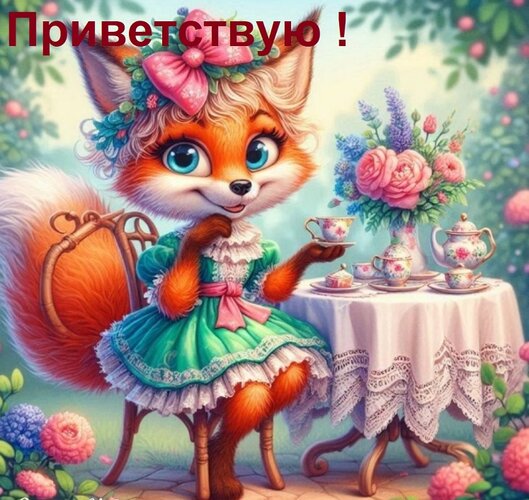 Открытка Приветствую!