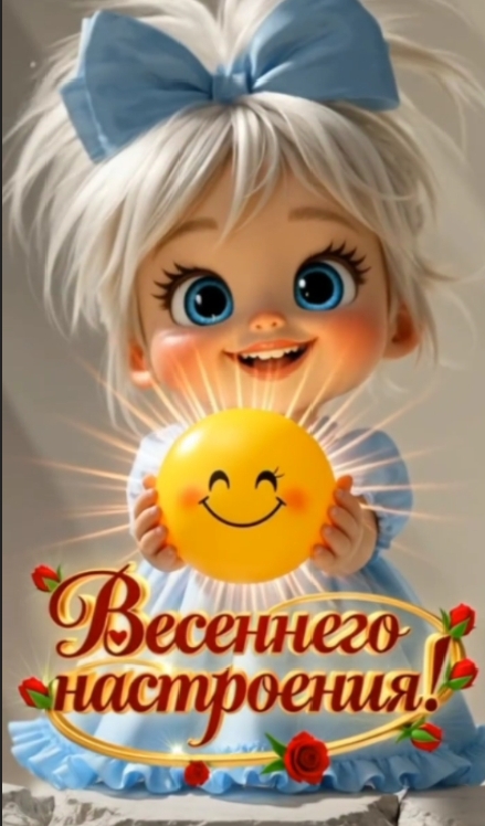 Открытка Весеннего настроения