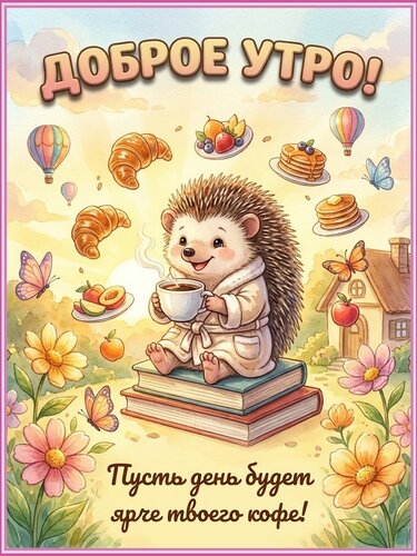 Открытка Доброе утро