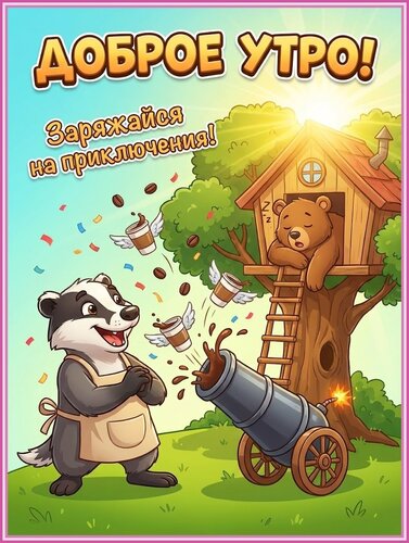 Открытка Доброе утро